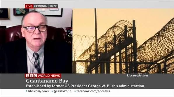 Mark Fallon on BBC World News discussing Guantanamo Bay