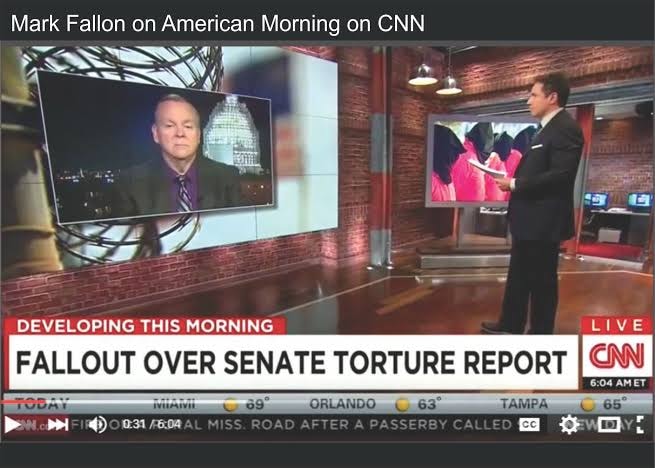 Mark Fallon on CNN American Morning — Fallout Over Senate Torture Report