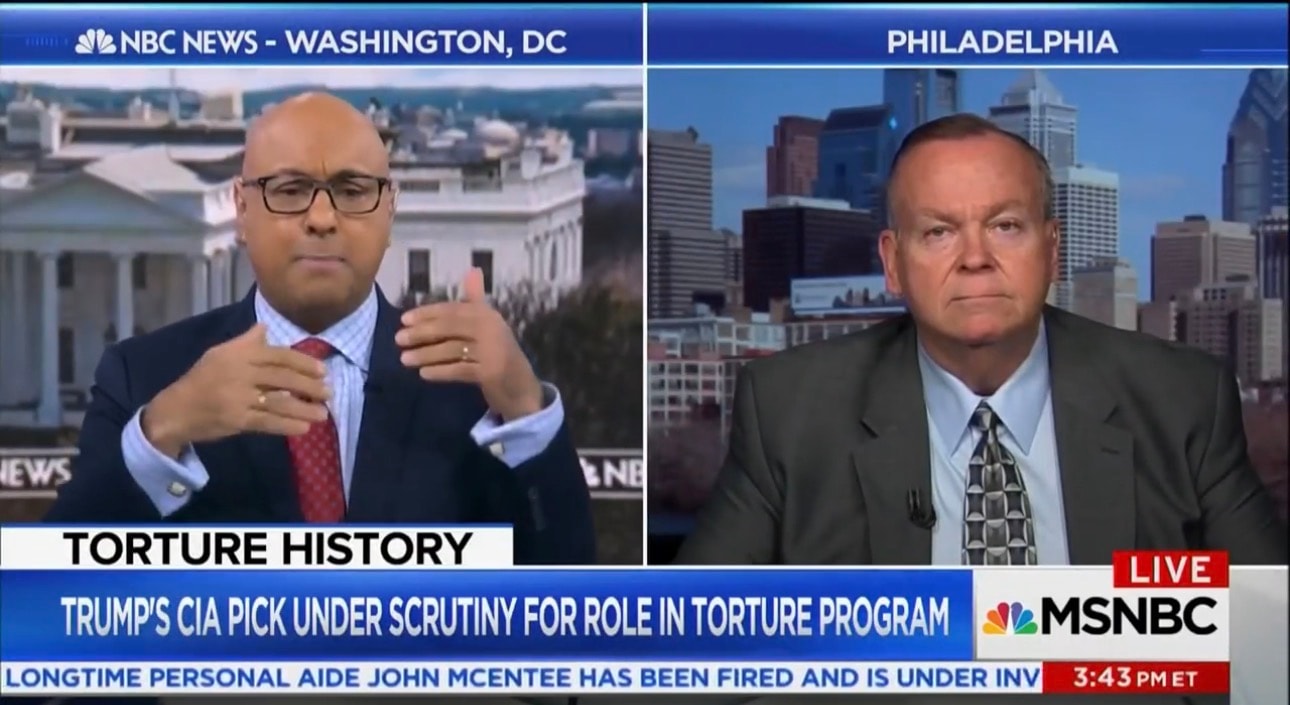 Mark Fallon on MSNBC — Trump's CIA Pick Under Scrutiny for Role in Torture Program