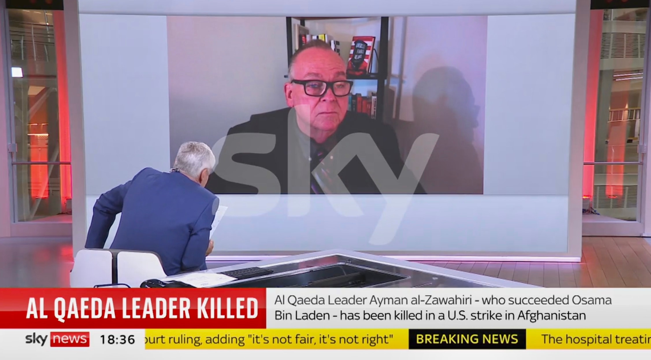 Mark Fallon on Sky News
